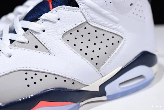 Cheap MAX Retro 6 Grey-Sail Infrared White Jordan 384664-104 Air 23-Neutral Tinker 0701